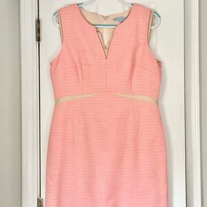 ANTONIO MELANI Pink Sleeveless Midi Dress